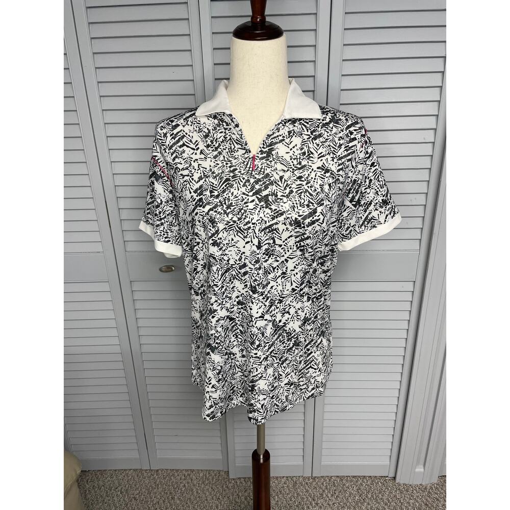 Page & Tuttle Cool Swing short sleeve polo shirt women's size medium